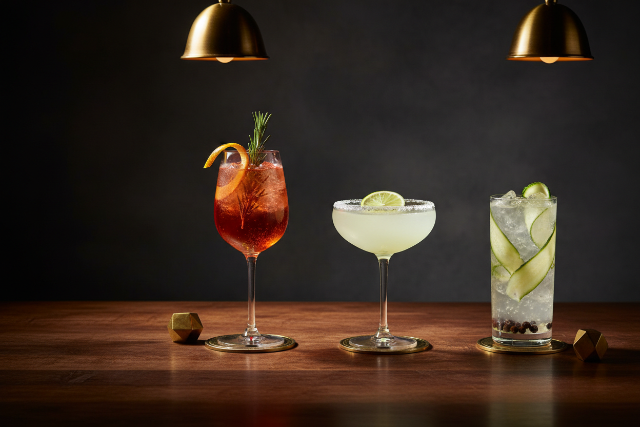 image of popular drink menu (for a bars & pub)